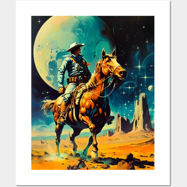 The Space Cowboy Wall Art by Taudalpoi